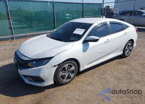 2020 Honda Civic Lx z USA, uszkodzony, nr VIN 2HGFC2F65LH565886